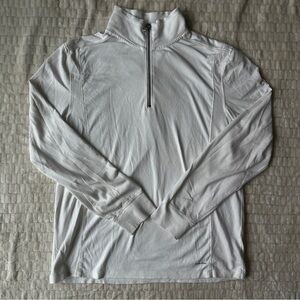Men’s White Calvin Klein 1/4 Zip Long Sleeve Size L